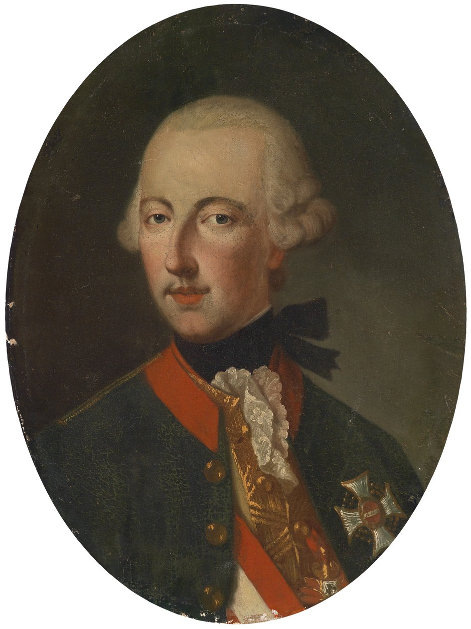 Keizer Jozef II in uniform met ordetekens door Unbekannt Unbekannt