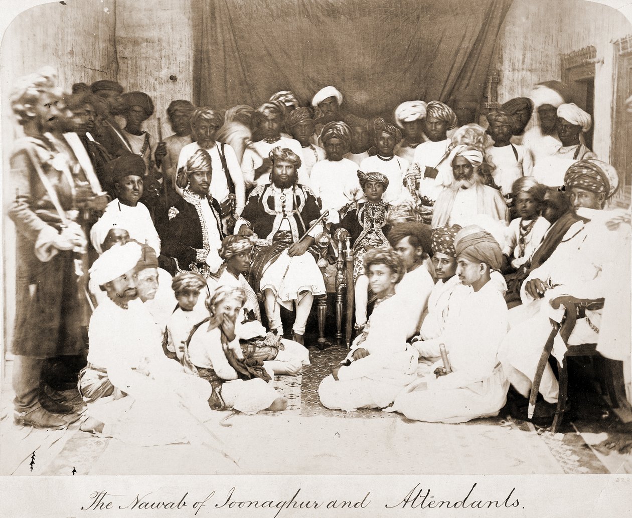 Mahabat Khan (1851-1882), de Nawab van Junagarh, 1870s door Unbekannt Unbekannt