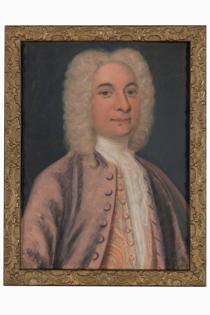 Pastelportret van een man door Unbekannt Unbekannt