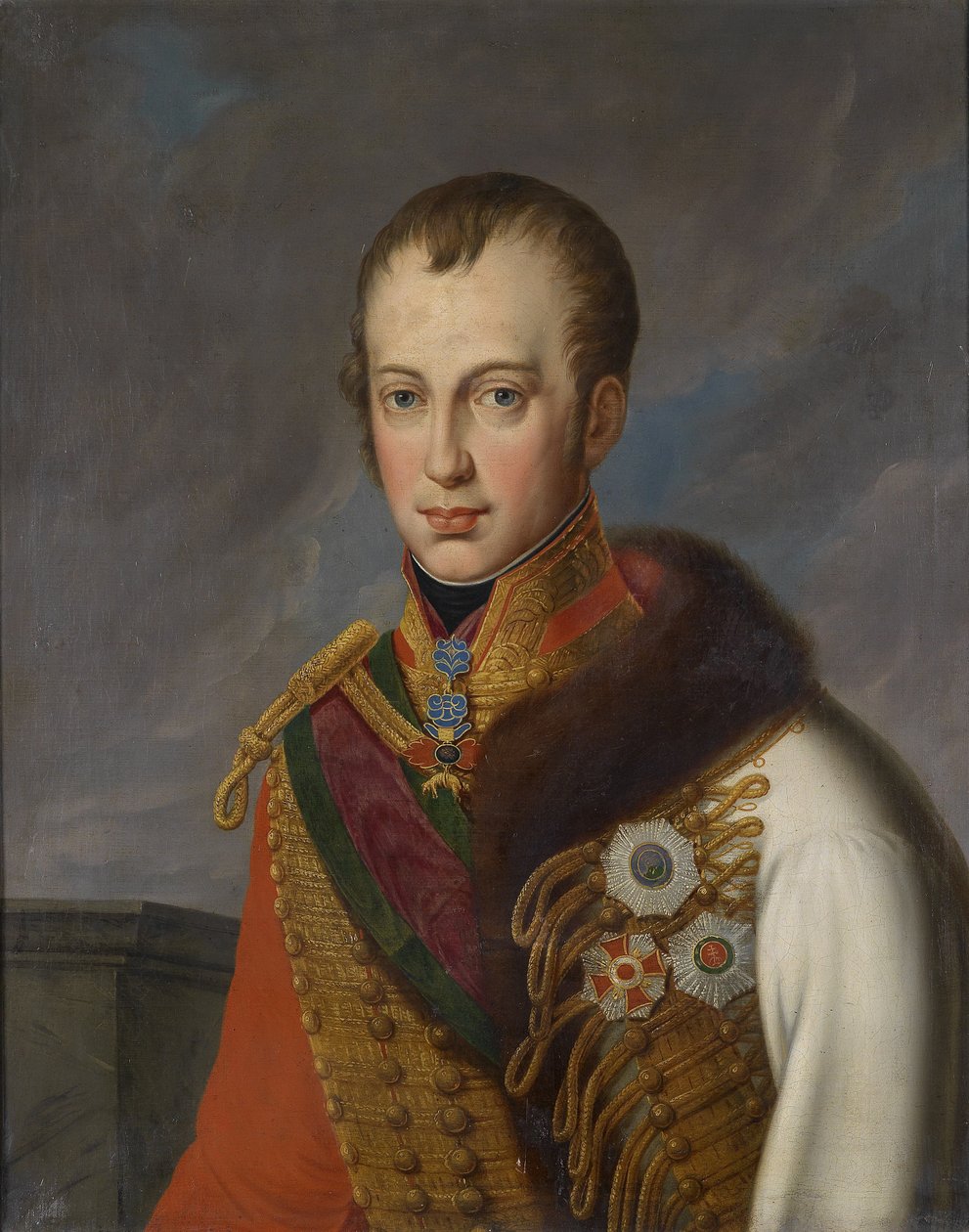 Portret van Ferdinand I van Oostenrijk (1793-1875) door Unbekannt Unbekannt