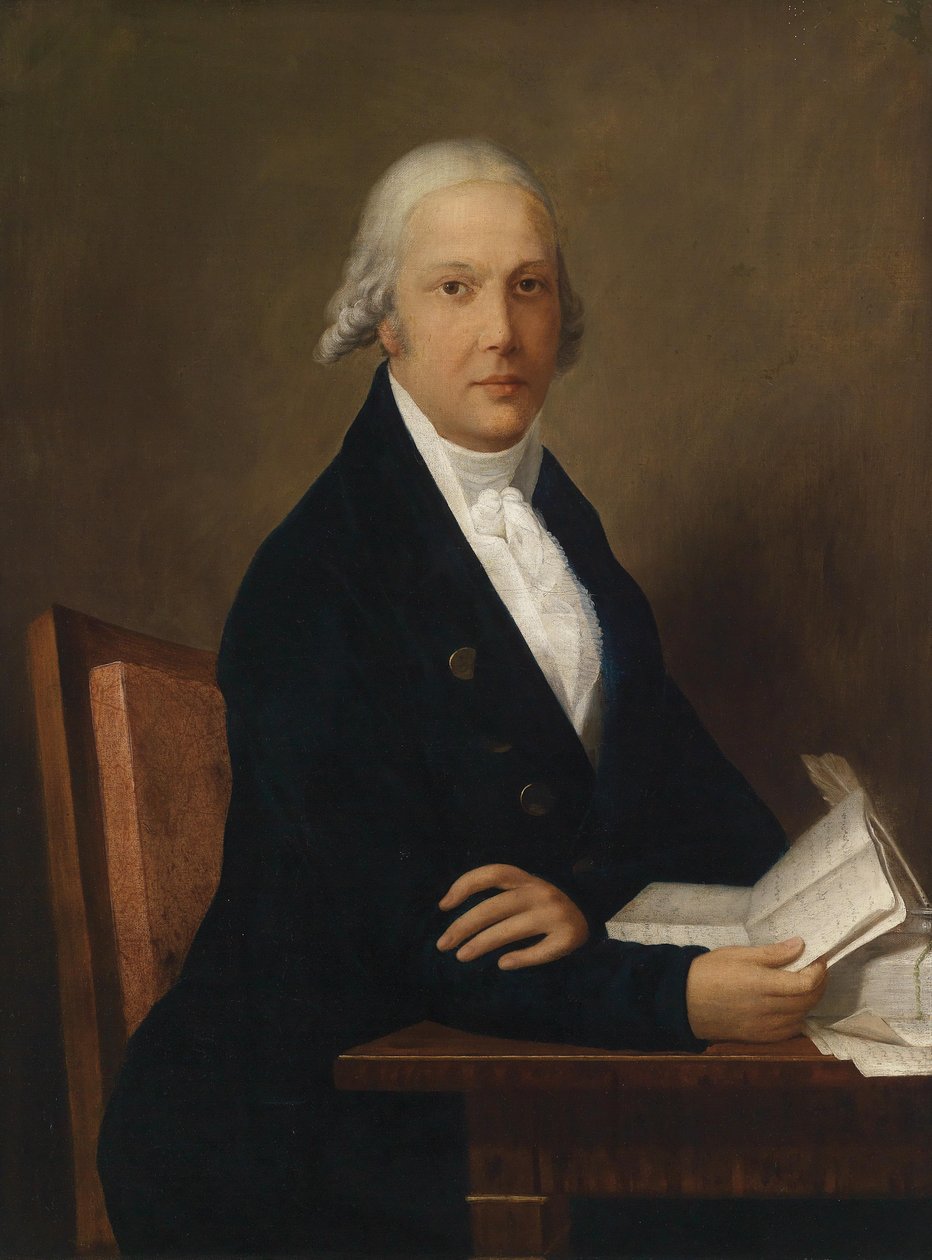 Portret van Heinrich Friedenheim door Unbekannt Unbekannt