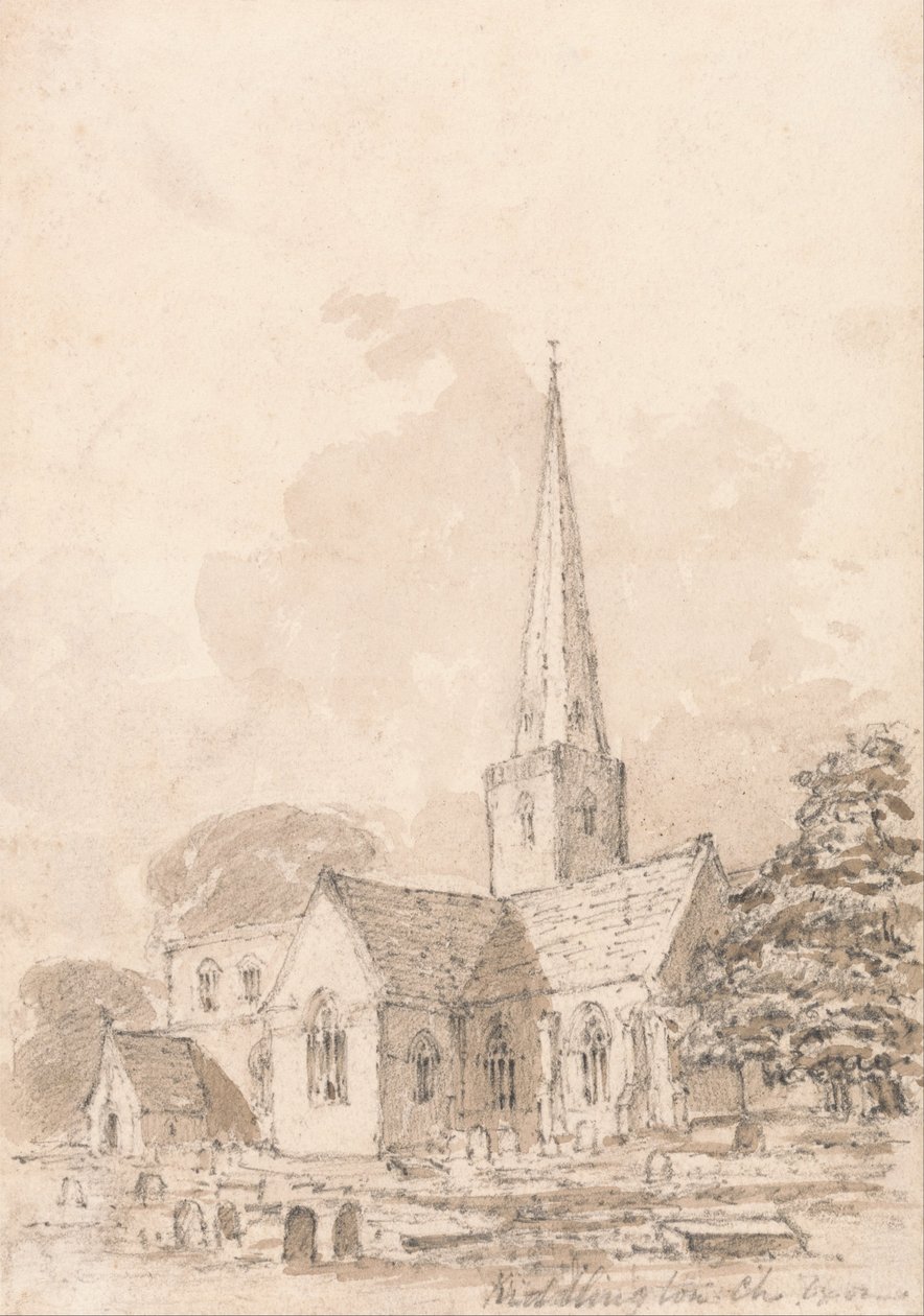 Kiddlington Kerk, Oxfordshire door Unbekannt Unbekannt