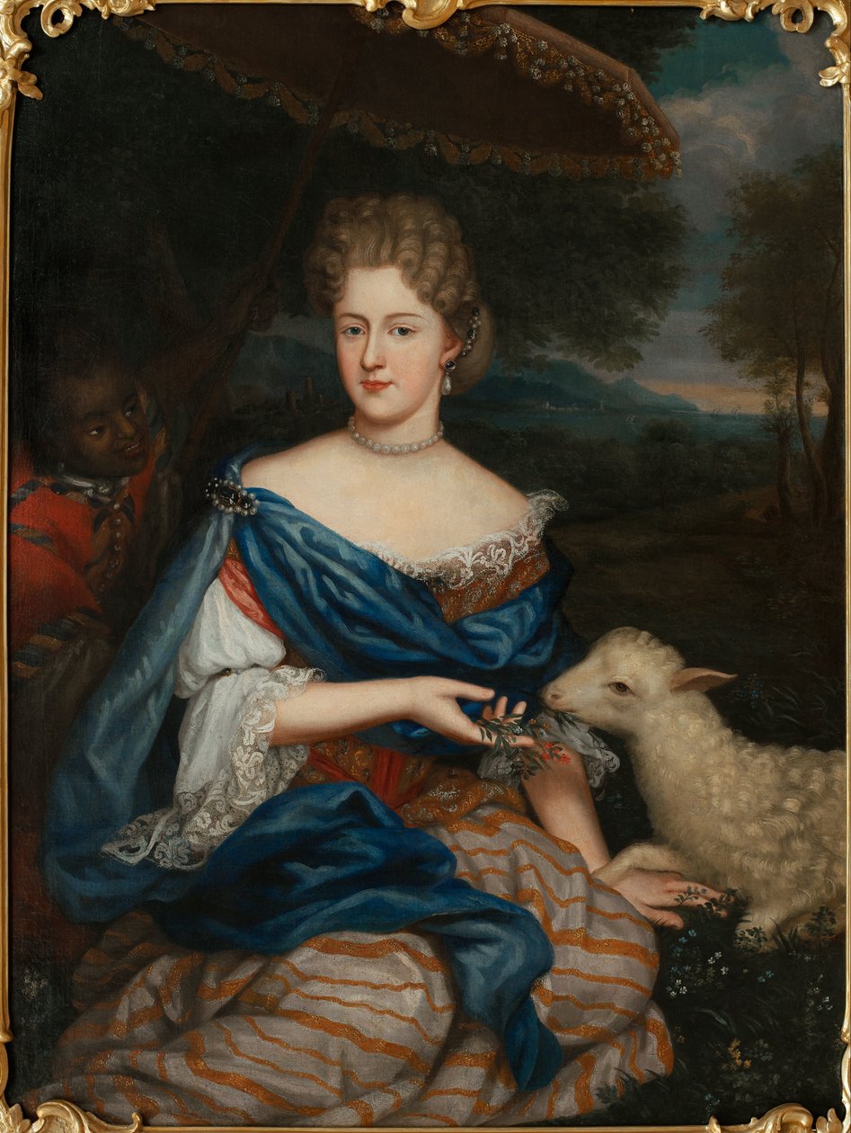 Portret van Maria Carolina de Bouillon door Unbekannt Unbekannt