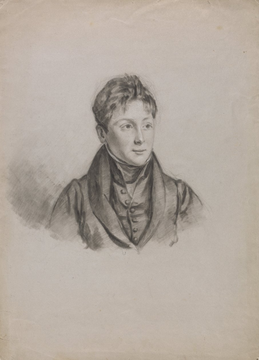 Portret van een Jongeling (De Oudste Zoon van de Schilder) door Unbekannt Unbekannt