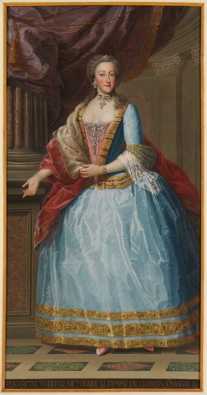 Portret van Elisabetta di Lorena door Unbekannt Unbekannt