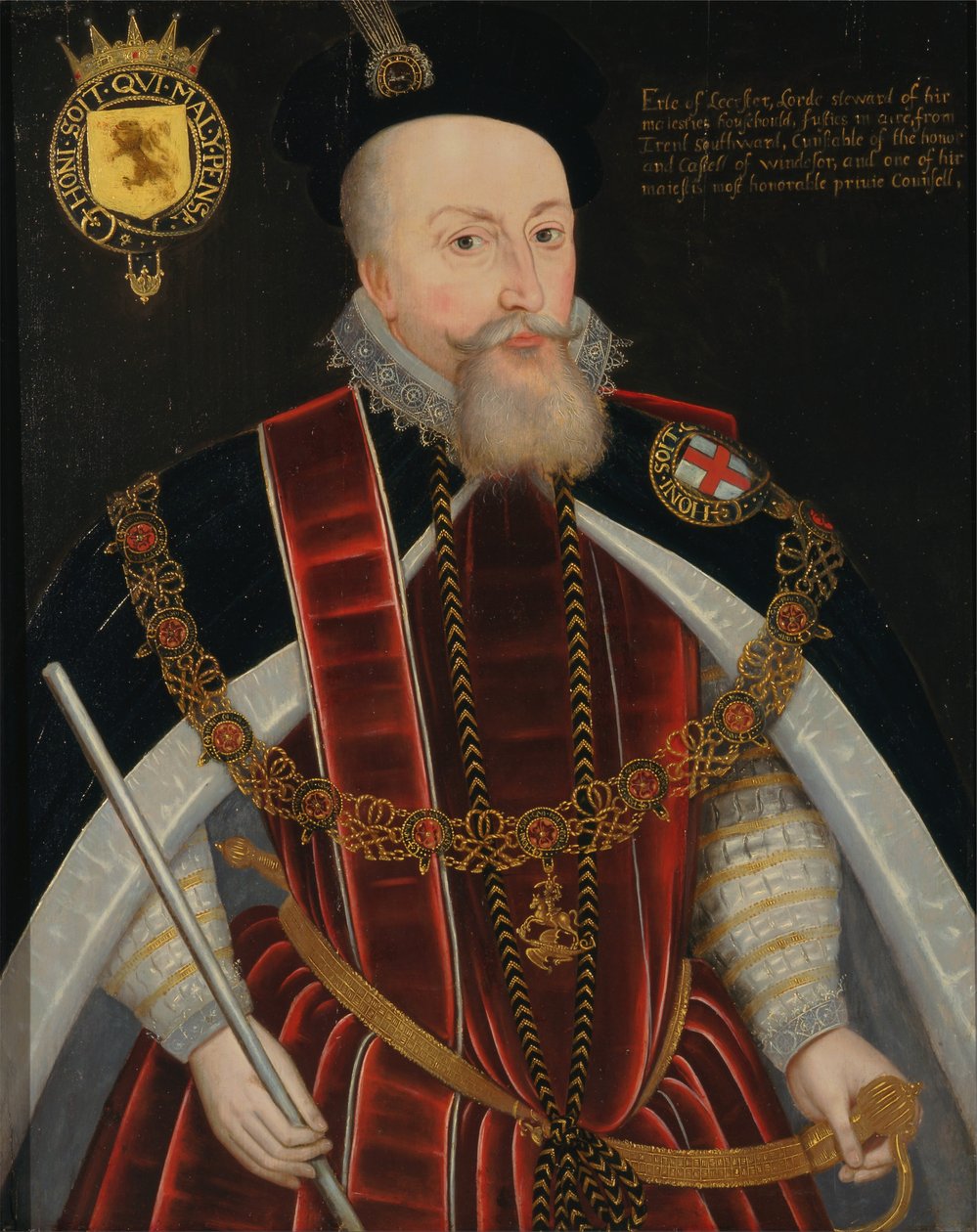 Robert Dudley, Graaf van Leicester door Unbekannt Unbekannt