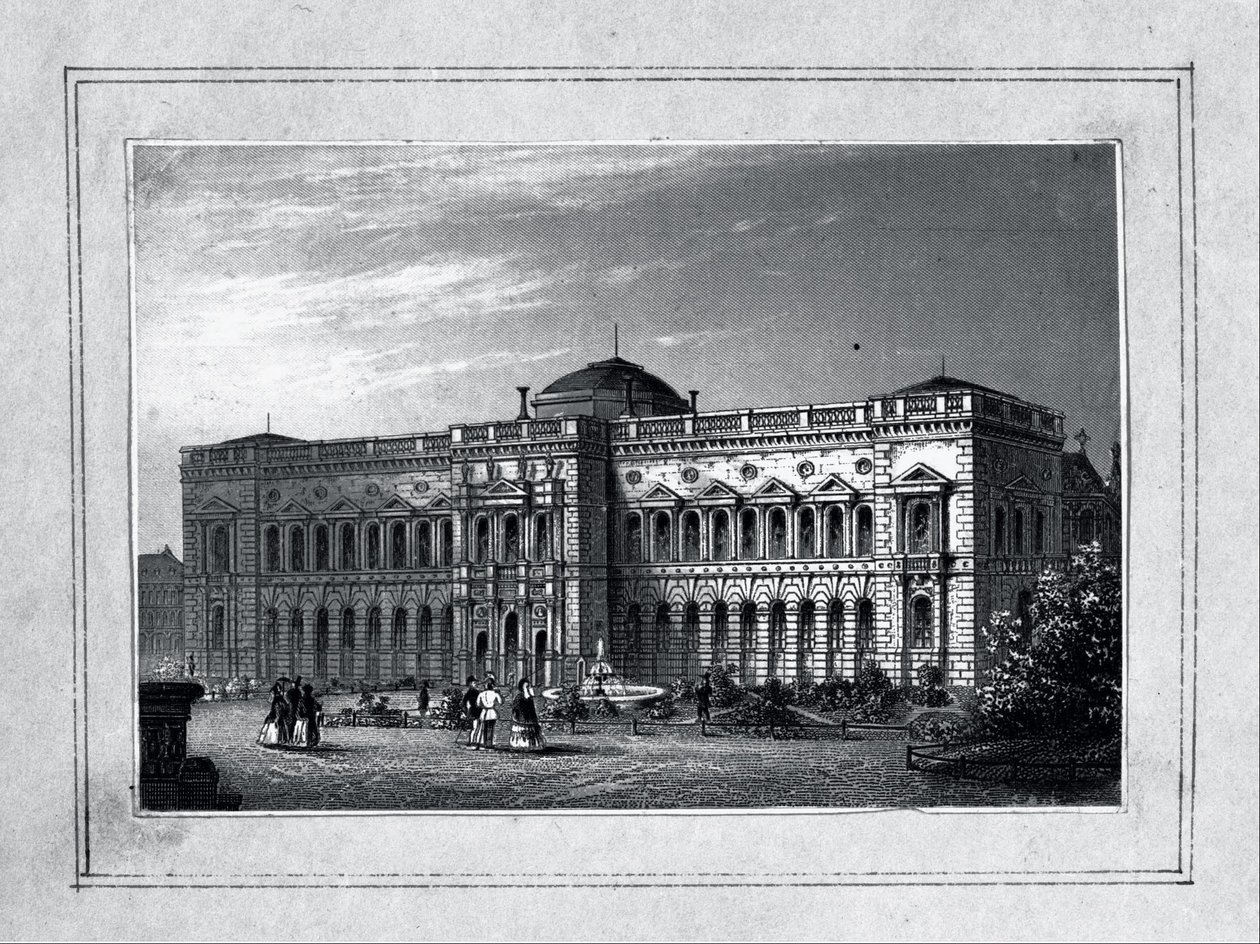 De Sempergalerij in Dresden door Unbekannt Unbekannt