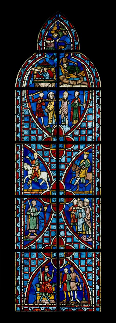 Scènes uit de Legende van Sint Vincentius van Saragossa en de Geschiedenis van Zijn Relieken door Unbekannt Unbekannt