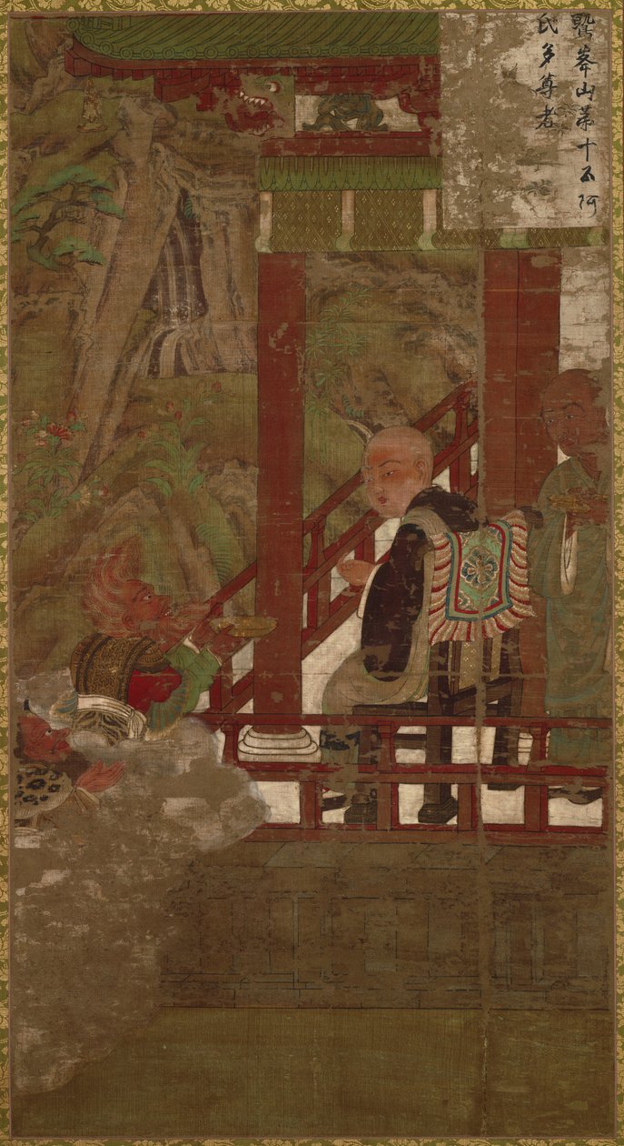 Zestien Arhats - Vijftiende Arhat, Ajita door Unbekannt Unbekannt