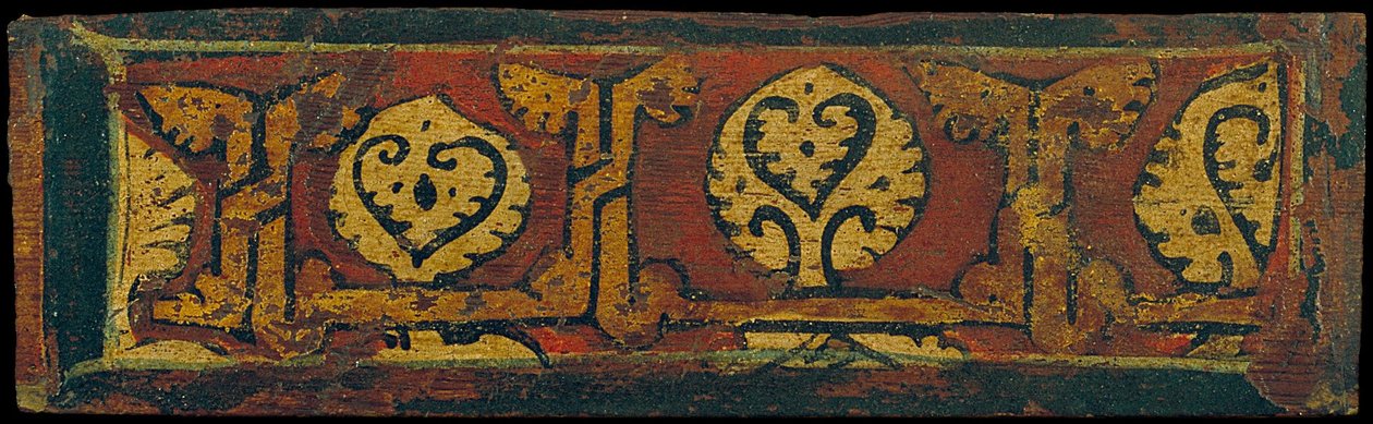 Klein cassetteplafondpaneel met plantmotieven door Unbekannt Unbekannt