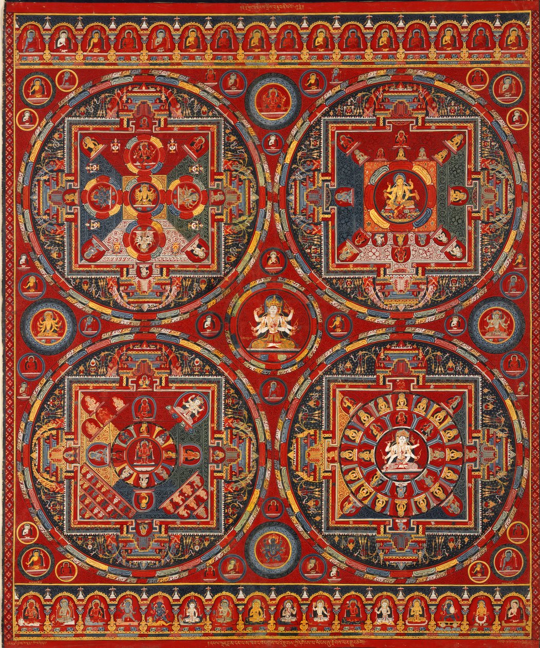 Vier Mandala