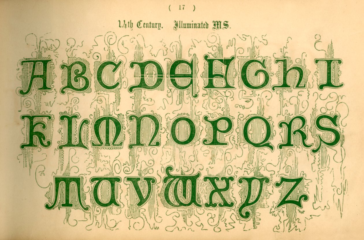 14e eeuw. Verlucht handschrift door Unbekannt