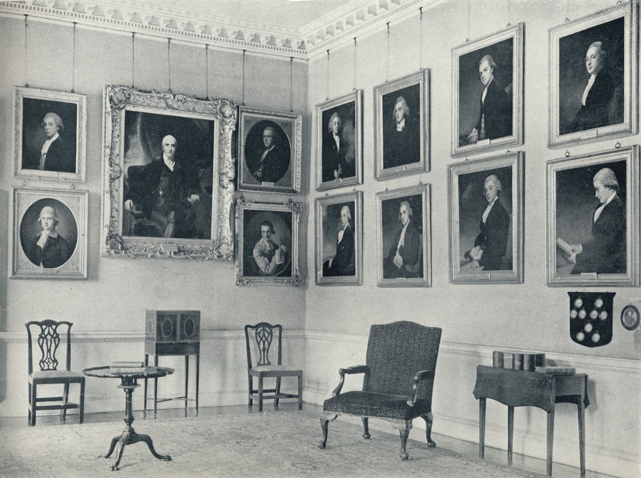 Een hoek van de salon, 1926 door Unbekannt