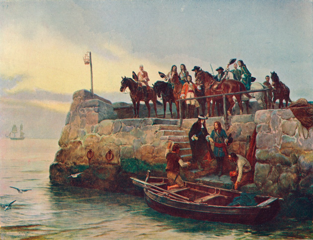 Een Verloren Zaak: de Vlucht van James II na de Slag bij de Boyne, 1690 1905 door Unbekannt