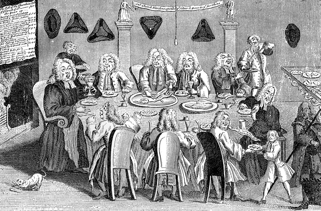 Een parochiefeest, 1741 door Unbekannt