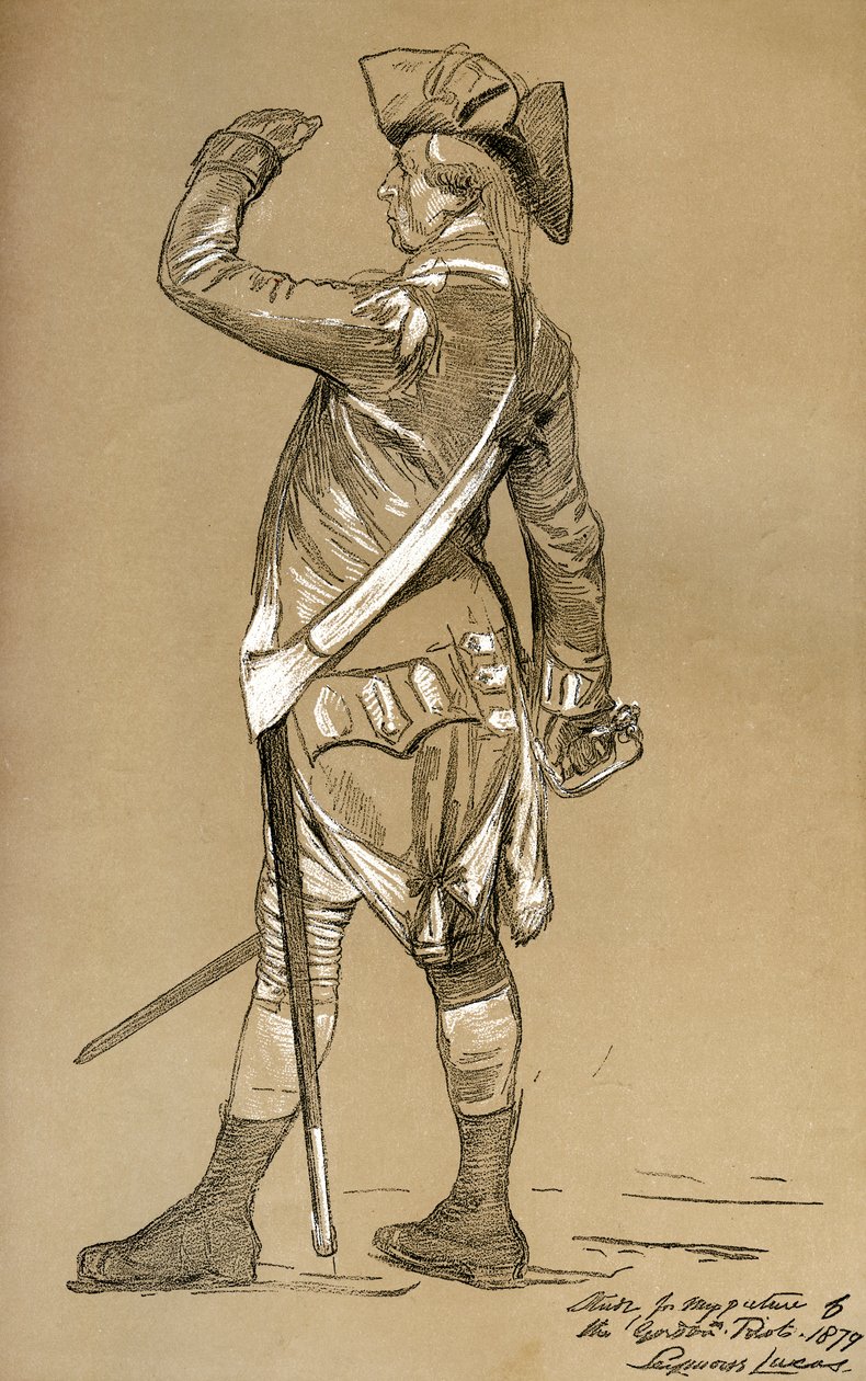Een studie voor De Gordon-rellen, 1879 1899 door Unbekannt