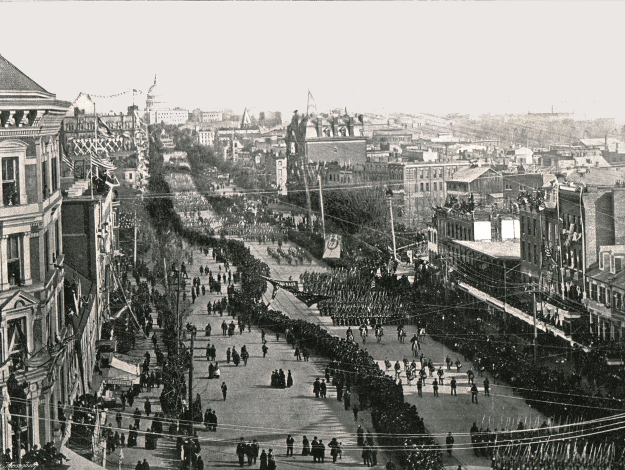 Een feestdag in de Amerikaanse hoofdstad, Washington DC, VS, 1895 door Unbekannt
