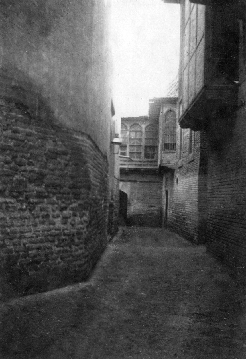 Een straat in Bagdad, 1918 door Unbekannt