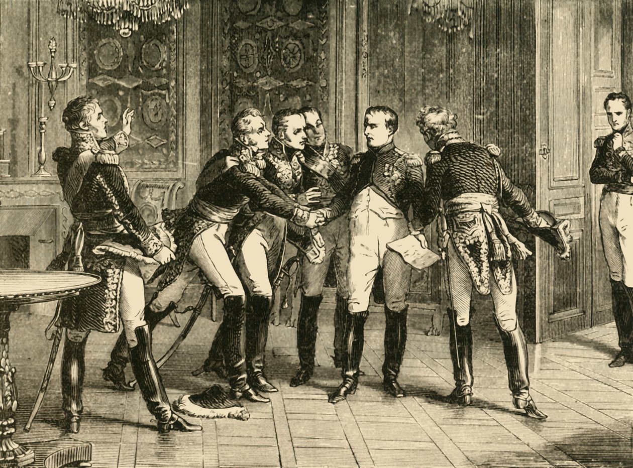 Abdicatie van Napoleon Bonaparte, 1815, 1890 door Unbekannt
