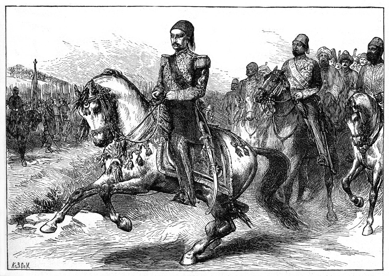 Abdul Hamid II, Sultan van het Ottomaanse Rijk, 1900 door Unbekannt
