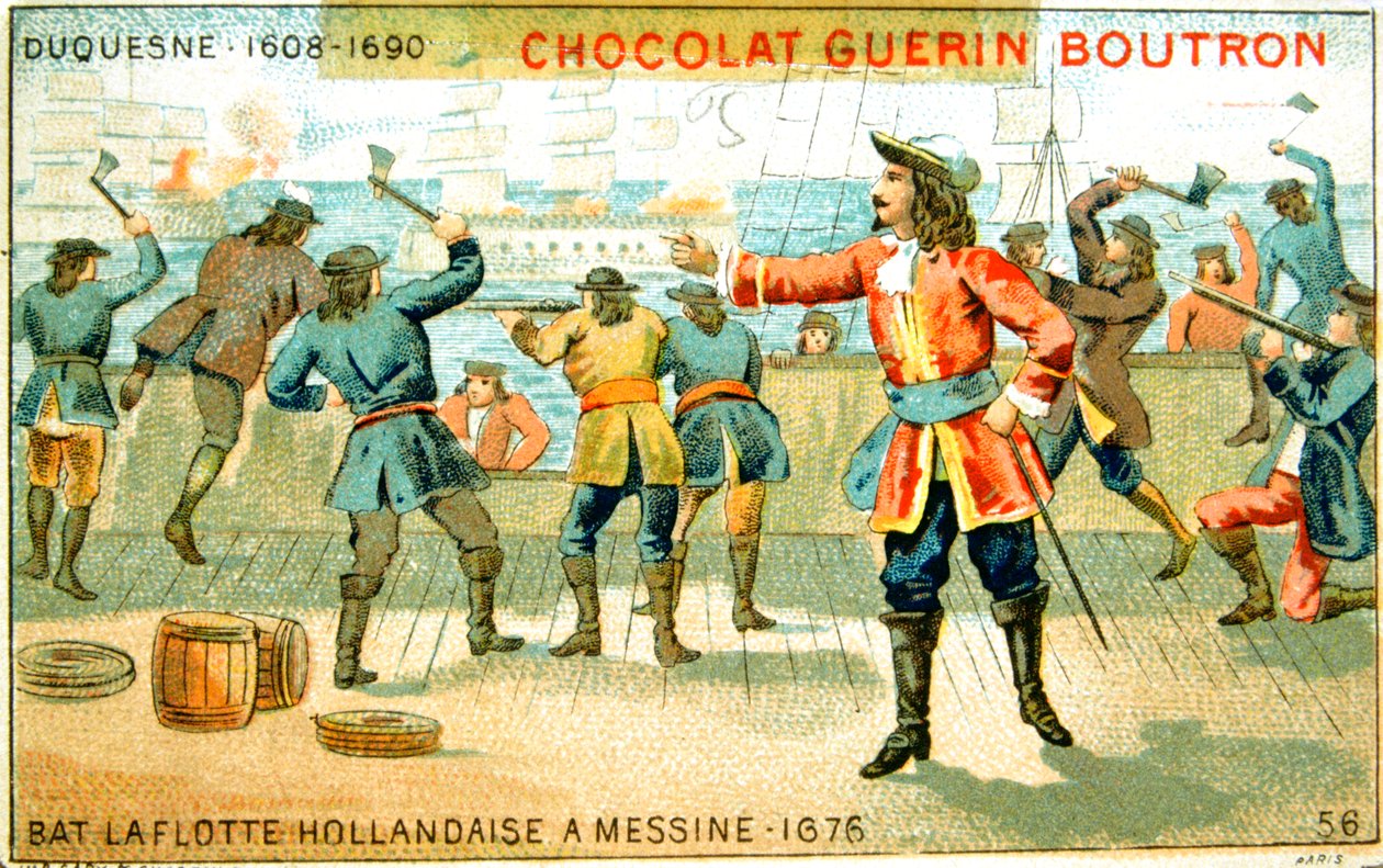 Abraham Duquesne, 17e-eeuwse Franse admiraal, 19e eeuw door Unbekannt