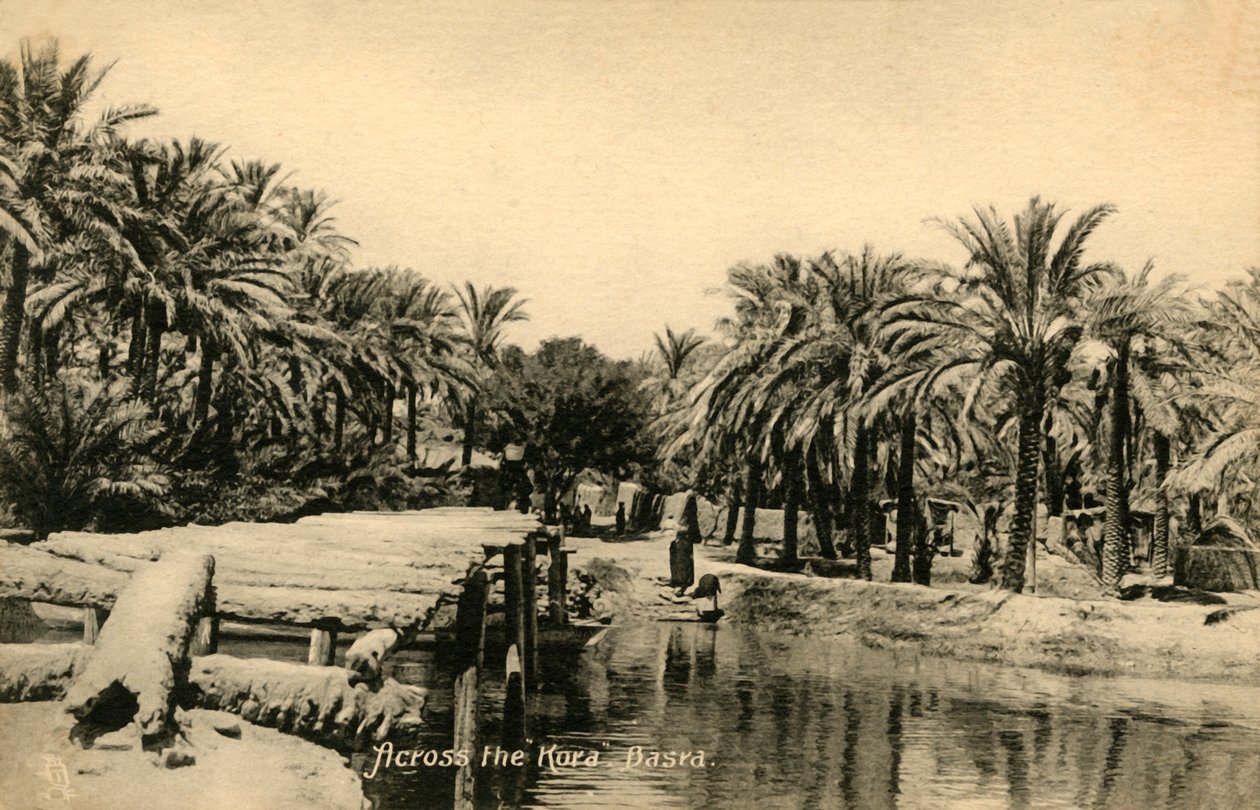 Over de Kora, Basra, ca. 1918-ca. 1939 door Unbekannt