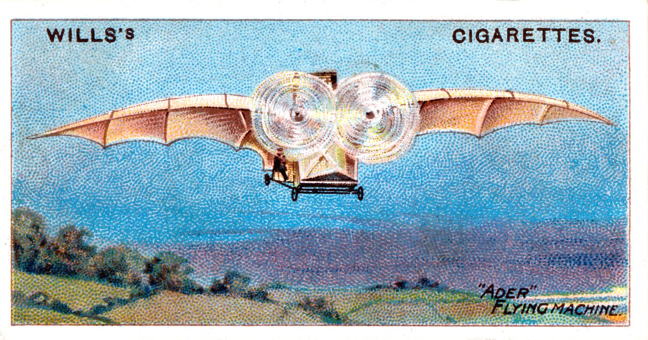 Aders vliegende vogel Eole Aole, 1890 ca. 1910 door Unbekannt