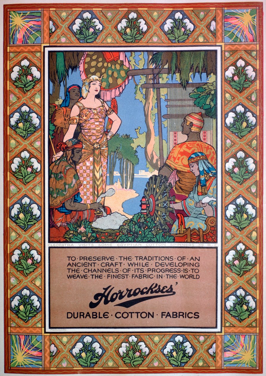 Advertentie Voor Horrockses Stoffen, 1920 door Unbekannt