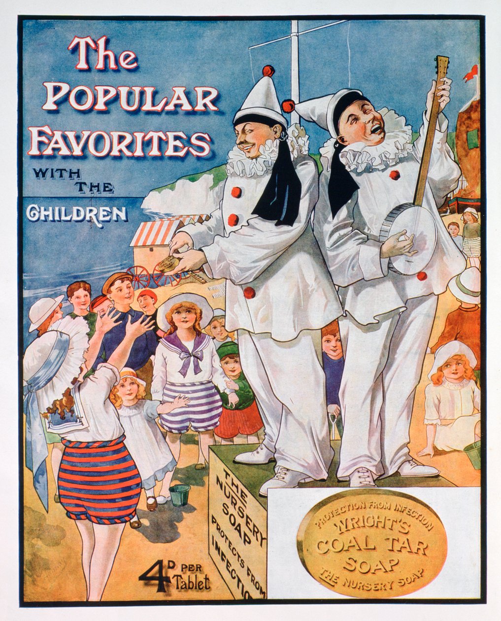 Advertentie voor Wrights kolenteerzeep, 1914 door Unbekannt