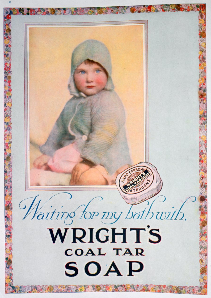 Advertentie voor Wrights teerzeep door Unbekannt