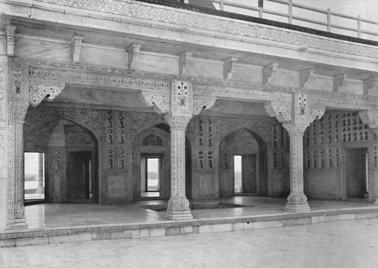 Agra. Een Kamer in de Jasmijn Toren, ca. 1910 door Unbekannt