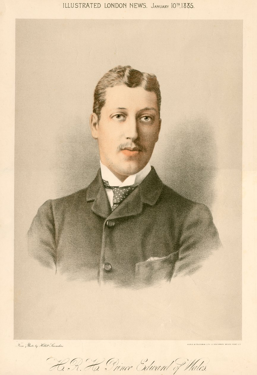 Albert Victor, Hertog van Clarence, 1885 door Unbekannt