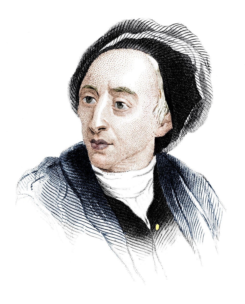 Alexander Pope, Engelse dichter van het begin van de achttiende eeuw, c1850 door Unbekannt