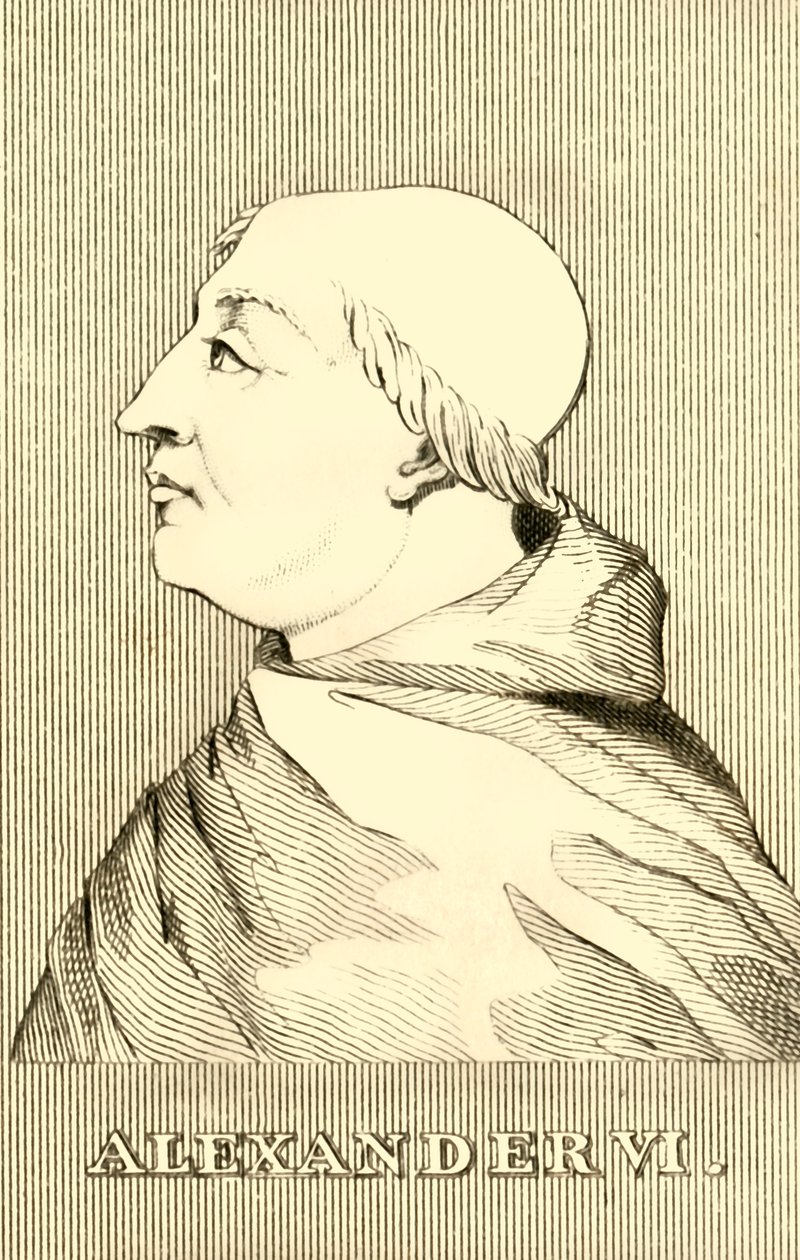 Alexander VI, 1431-1503, 1830 door Unbekannt