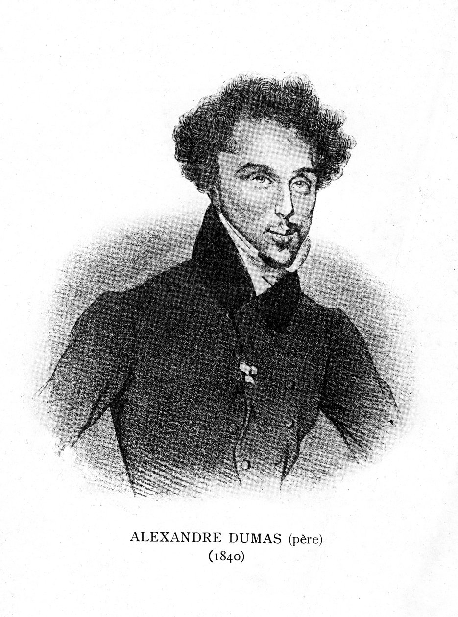 Alexandre Dumas de Oudere, Franse romanschrijver en toneelschrijver, 1840 door Unbekannt