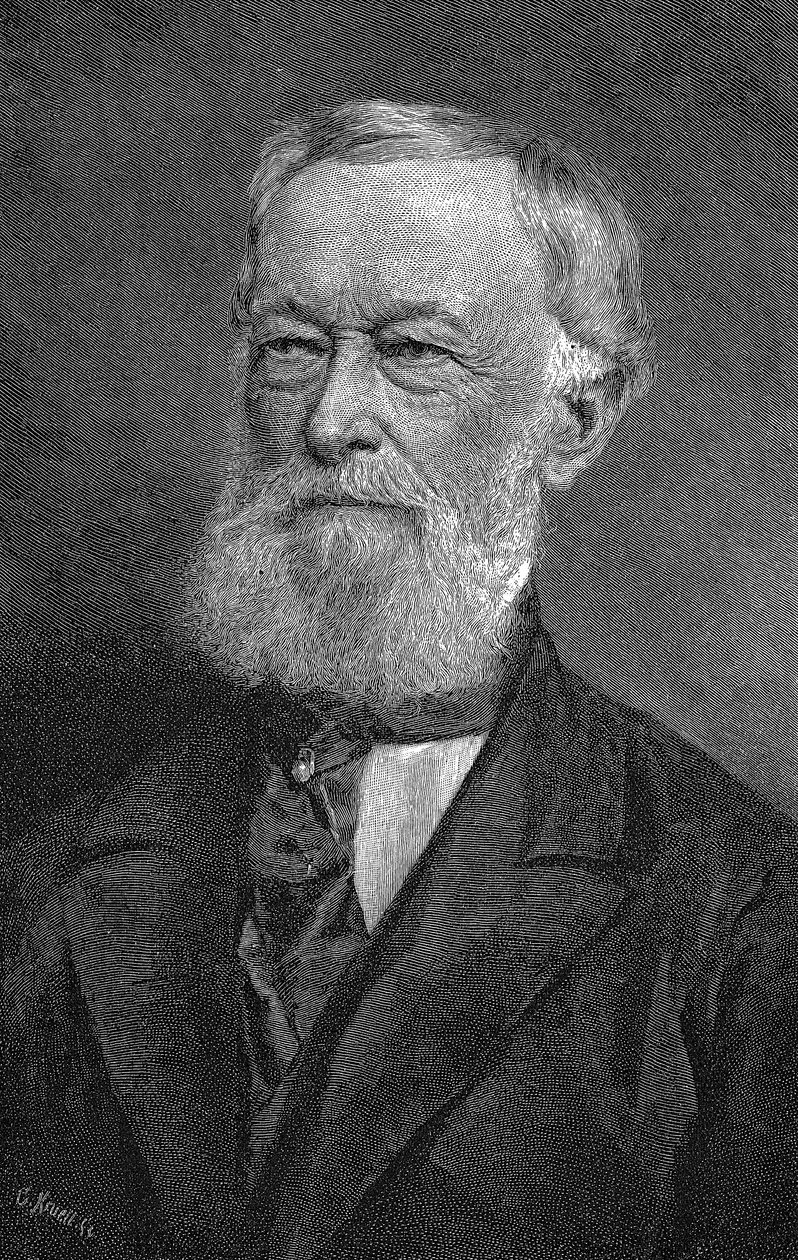 Alfred Krupp, Duitse industrieel en wapenfabrikant, 1886 door Unbekannt