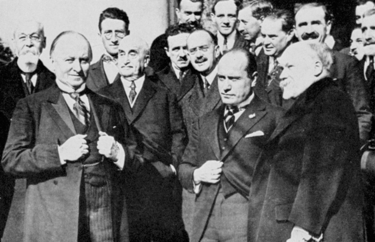 Geallieerde vertegenwoordigers op de Conferentie van Lausanne, 1922 door Unbekannt