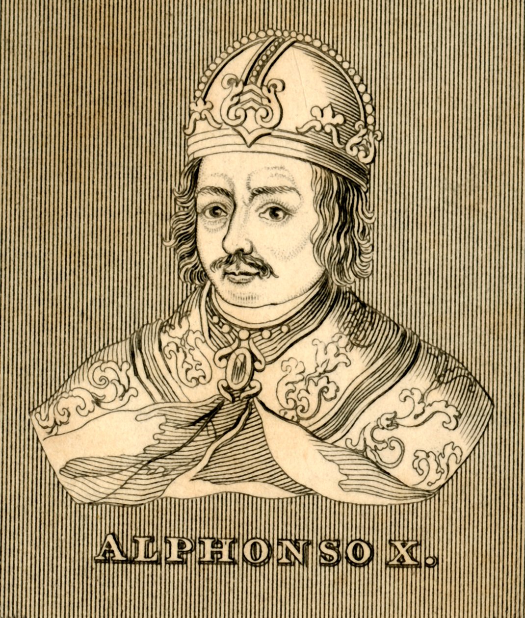 Alphonso X, 1221-1284, 1830 door Unbekannt