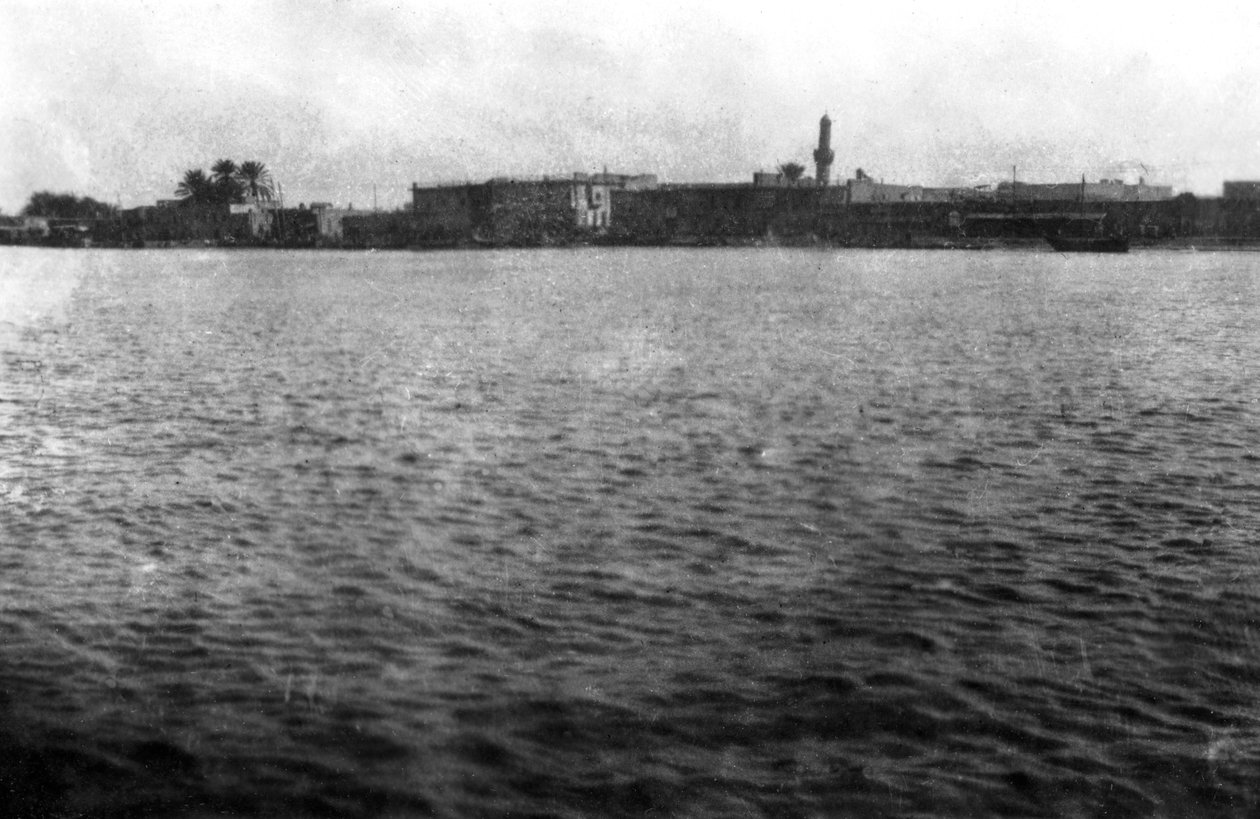 Amara, aan de rivier de Tigris, Mesopotamië, 1918 door Unbekannt