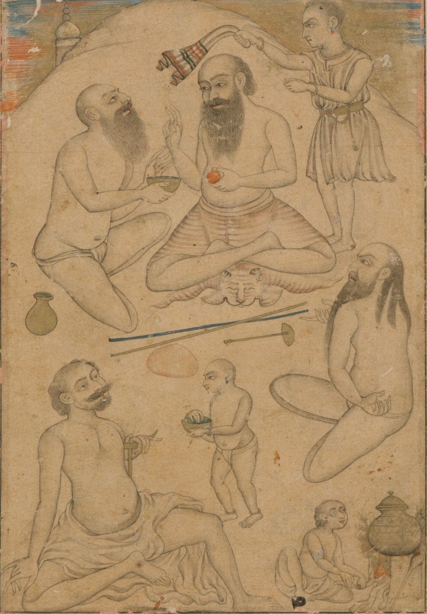 Een Kampement van Yogis, ca. 1660 door Unbekannt
