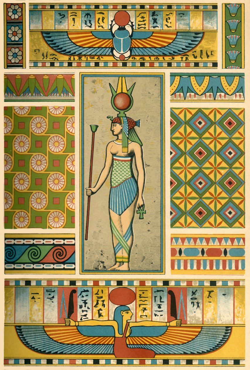 Oude Egyptische decoratie door Unbekannt