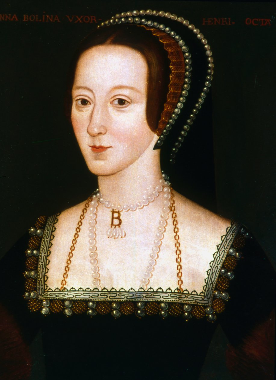 Anne Boleyn, tweede vrouw van Hendrik VIII door Unbekannt