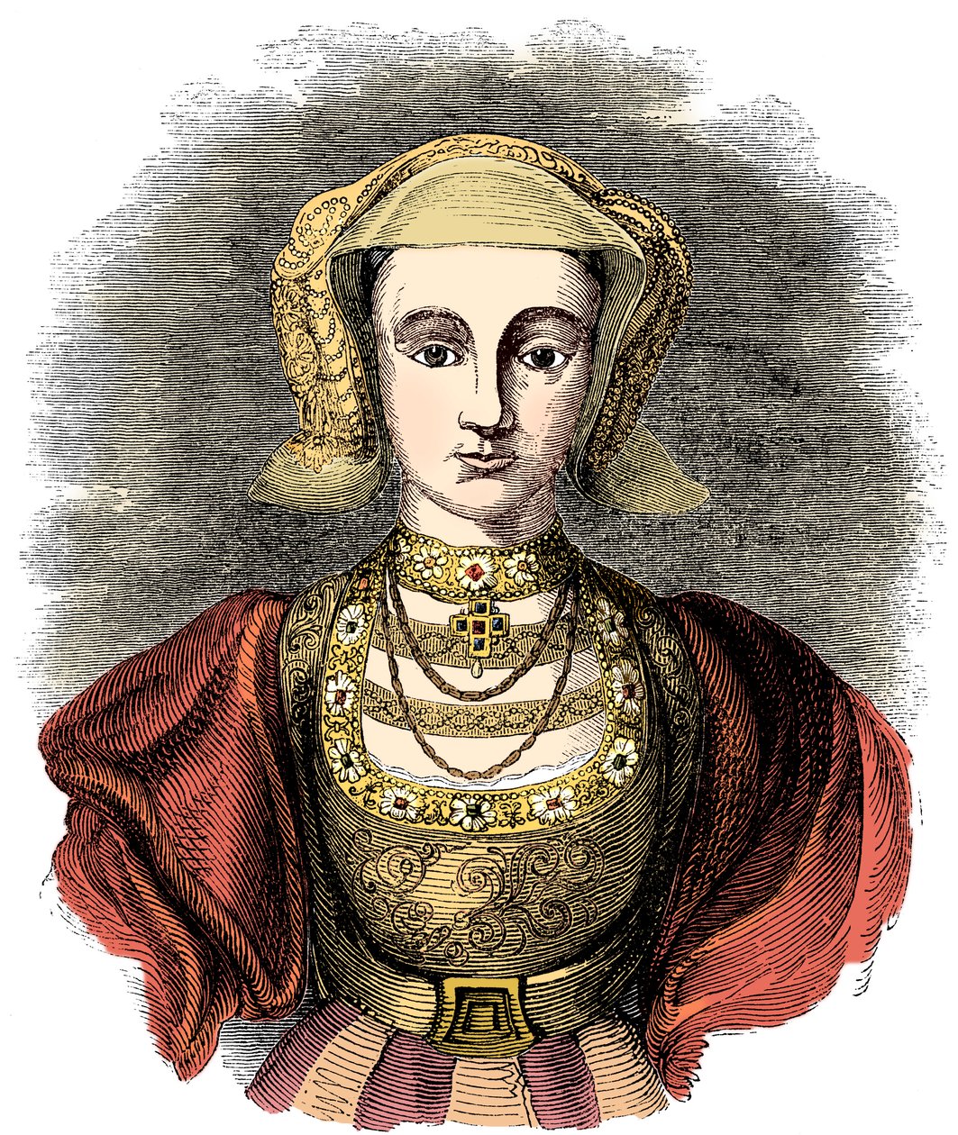 Anna van Kleef 1515-1557, vierde vrouw van Hendrik VIII van Engeland, 19e eeuw door Unbekannt
