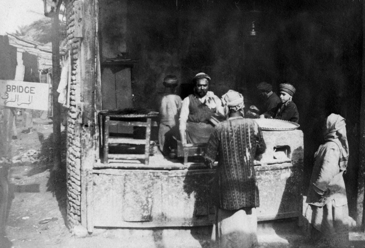Arabische kok, Aleppo weg, Bagdad, Irak, 1917-1919 door Unbekannt