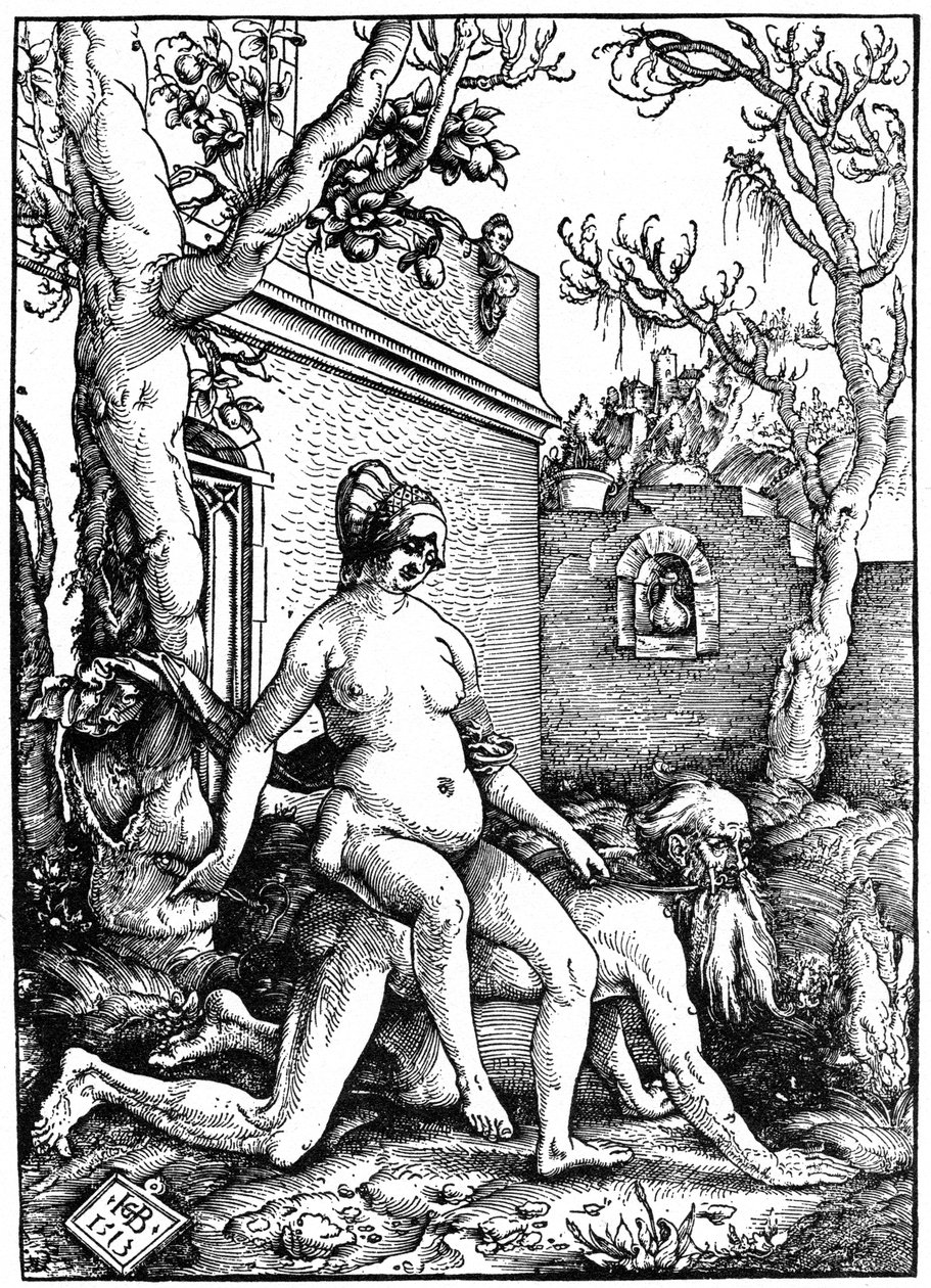 Aristoteles en Phyllis, 1513 door Unbekannt