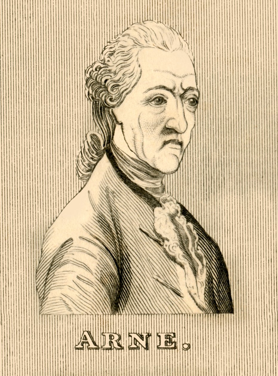 Arne, 1710-1778, 1830 door Unbekannt