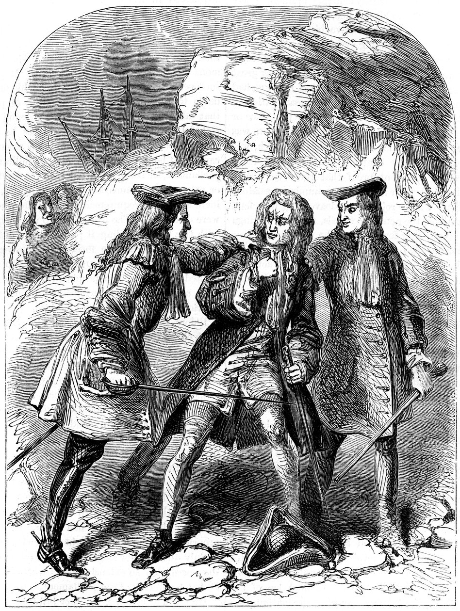 Arrestatie van Sir John Fenwick, 1696 laat 19e eeuw door Unbekannt