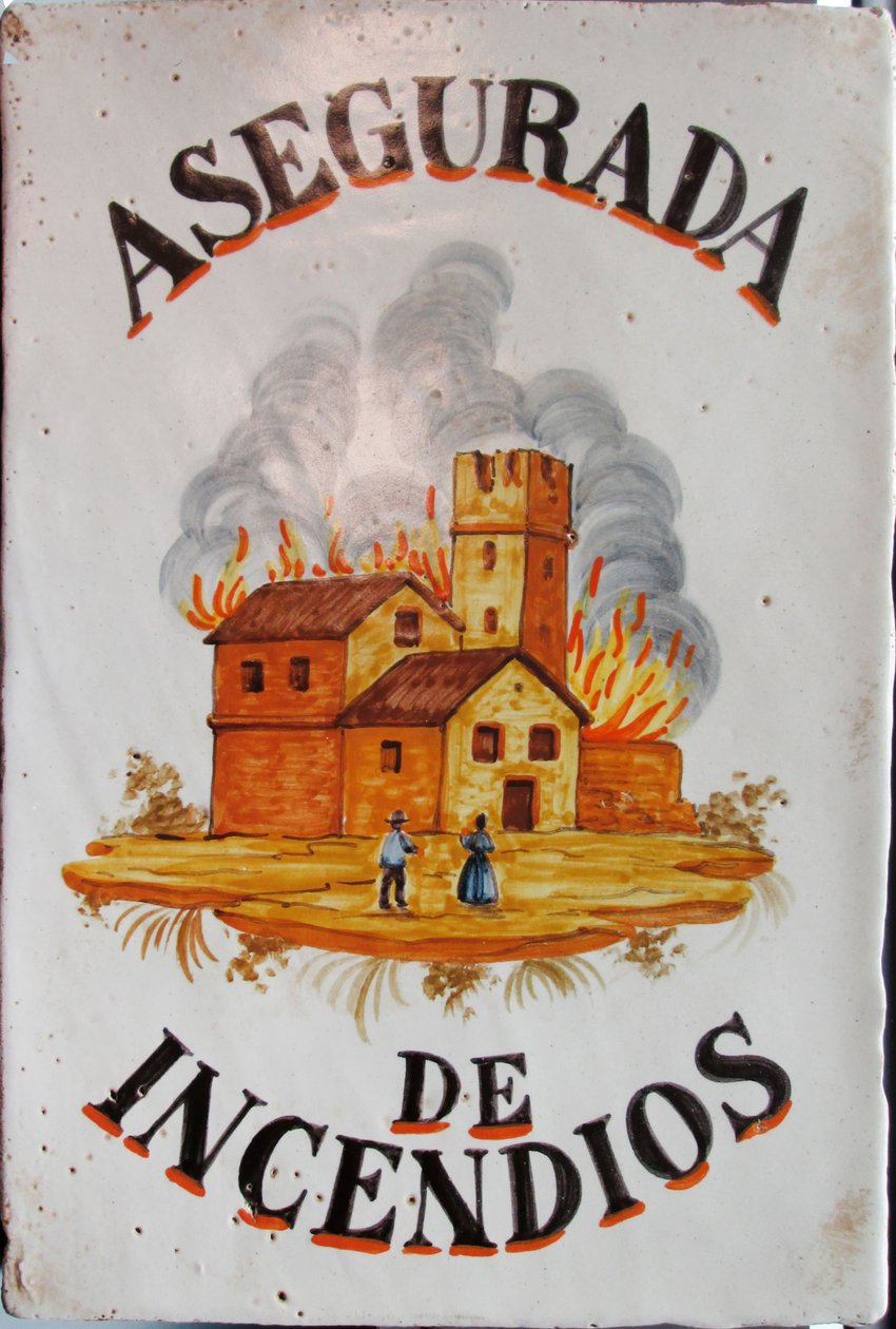 Asegurada de incendios, Tweede Helft van de 19e eeuw. door Unbekannt