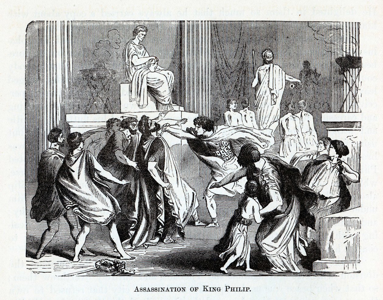 Moord op Koning Philip, 1882 door Unbekannt