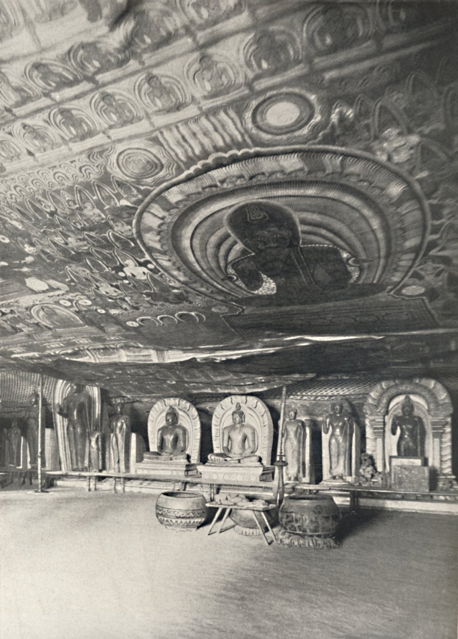 Uit de rotsentempels van Dambulla, 1926 door Unbekannt